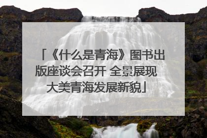 《什么是青海》图书出版座谈会召开 全景展现大美青海发展新貌