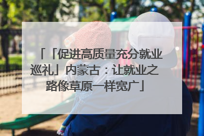 「促进高质量充分就业巡礼」内蒙古：让就业之路像草原一样宽广