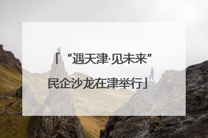 “遇天津·见未来”民企沙龙在津举行