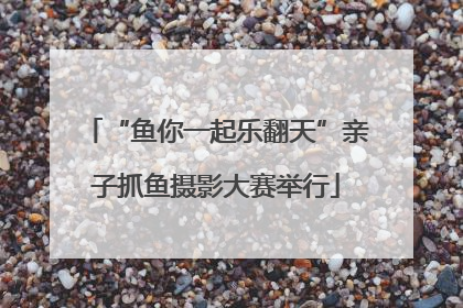 “鱼你一起乐翻天”亲子抓鱼摄影大赛举行