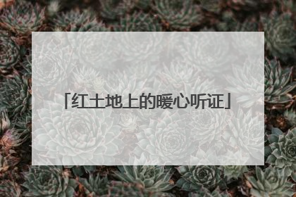红土地上的暖心听证