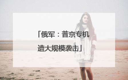 俄军：普京专机遭大规模袭击