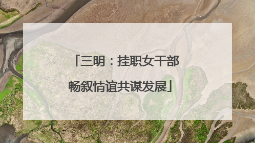 三明：挂职女干部畅叙情谊共谋发展