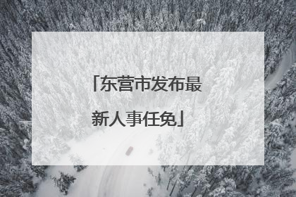 东营市发布最新人事任免