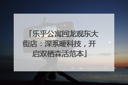 乐乎公寓回龙观东大街店：深系暖科技，开启双栖森活范本