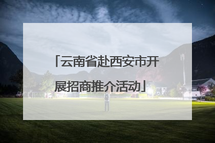 云南省赴西安市开展招商推介活动