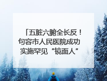 五脏六腑全长反！句容市人民医院成功实施罕见“镜面人”肝癌根治术
