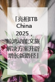 亮相ITB China 2025，鲸鸿动能文旅解决方案开辟增长新路径