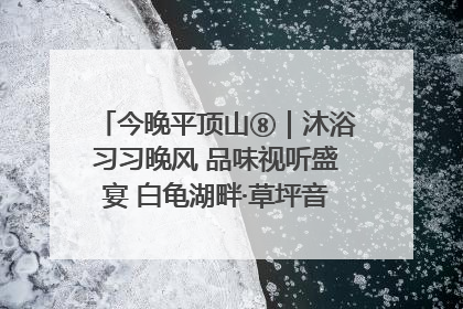 今晚平顶山⑧｜沐浴习习晚风 品味视听盛宴 白龟湖畔·草坪音乐会激情上演