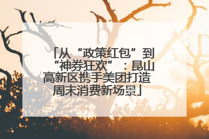 从“政策红包”到“神券狂欢”：昆山高新区携手美团打造周末消费新场景