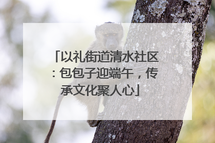 以礼街道清水社区：包包子迎端午，传承文化聚人心