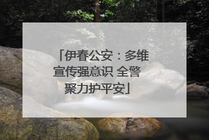 伊春公安：多维宣传强意识 全警聚力护平安