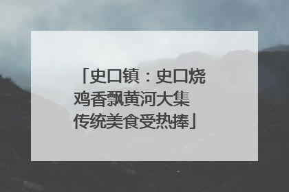 史口镇：史口烧鸡香飘黄河大集 传统美食受热捧