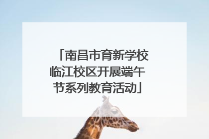 南昌市育新学校临江校区开展端午节系列教育活动