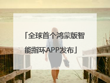 全球首个鸿蒙版智能指环APP发布