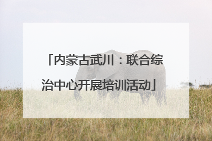 内蒙古武川：联合综治中心开展培训活动