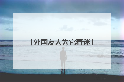 外国友人为它着迷