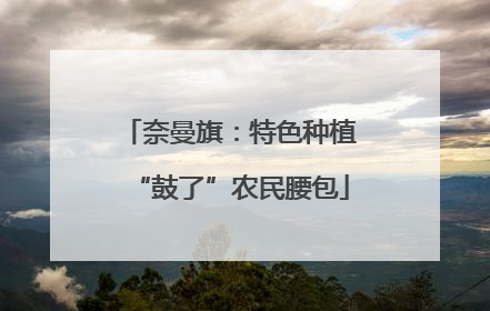 奈曼旗：特色种植“鼓了”农民腰包