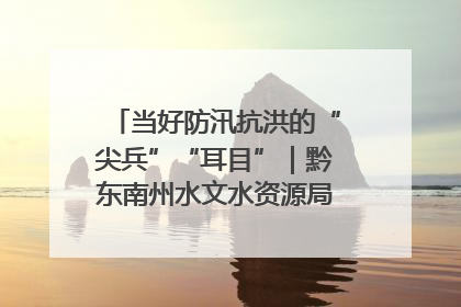 当好防汛抗洪的“尖兵”“耳目”｜黔东南州水文水资源局全员出动为此轮强降雨做好测报工作