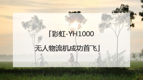 彩虹-YH1000无人物流机成功首飞