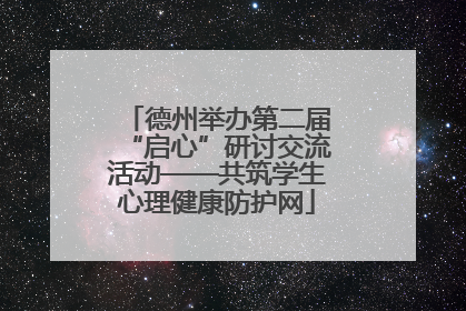 德州举办第二届“启心”研讨交流活动——共筑学生心理健康防护网