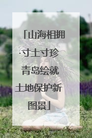 山海相拥·寸土寸珍 青岛绘就土地保护新图景