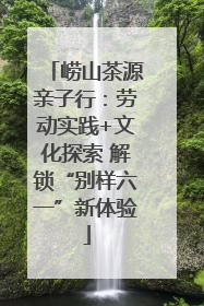 崂山茶源亲子行：劳动实践+文化探索 解锁“别样六一”新体验