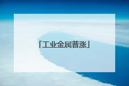 工业金属普涨