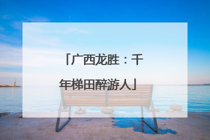广西龙胜：千年梯田醉游人