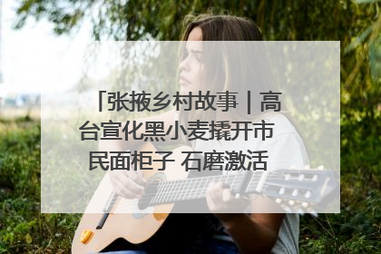 张掖乡村故事｜高台宣化黑小麦撬开市民面柜子 石磨激活村集体钱匣子