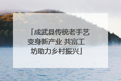 成武县传统老手艺变身新产业 共富工坊助力乡村振兴