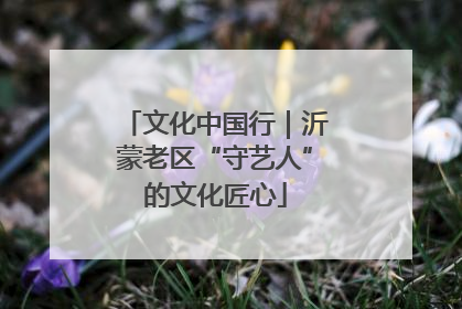 文化中国行｜沂蒙老区“守艺人”的文化匠心