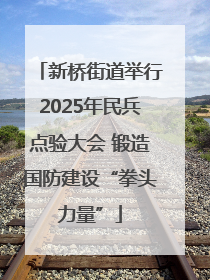 新桥街道举行2025年民兵点验大会 锻造国防建设“拳头力量”