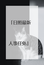 日照最新人事任免