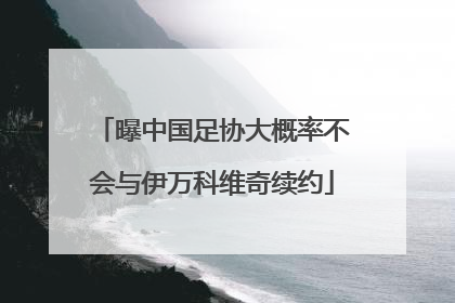 曝中国足协大概率不会与伊万科维奇续约