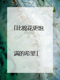 比棉花更饱满的希望