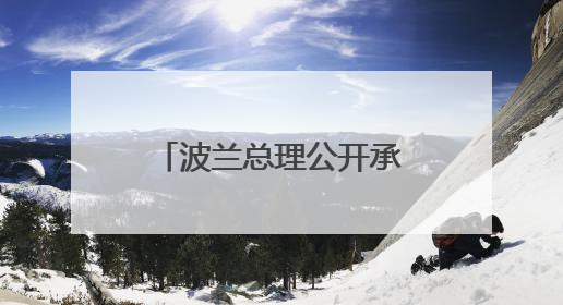 波兰总理公开承认：想从乌克兰战后重建中获利