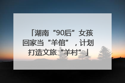 湖南“90后”女孩回家当“羊倌”，计划打造文旅“羊村”