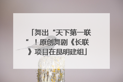 舞出“天下第一联”！原创舞剧《长联》项目在昆明建组