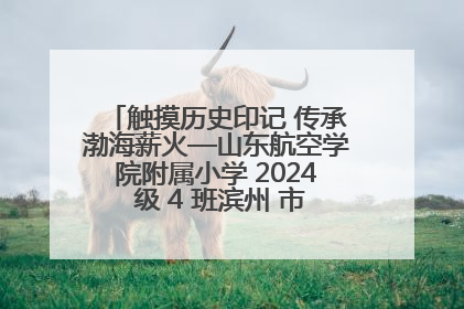 触摸历史印记 传承渤海薪火—山东航空学院附属小学 2024 级 4 班滨州 市档案馆研学实践活动
