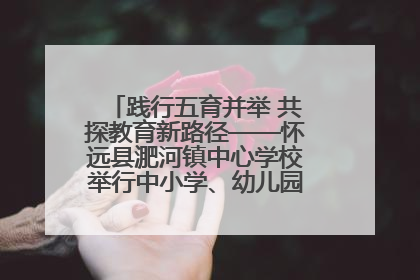 践行五育并举 共探教育新路径——怀远县淝河镇中心学校举行中小学、幼儿园班主任论坛活动