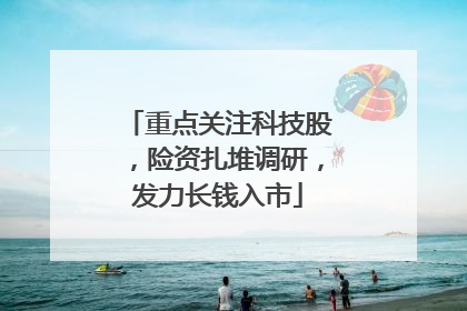 重点关注科技股，险资扎堆调研，发力长钱入市