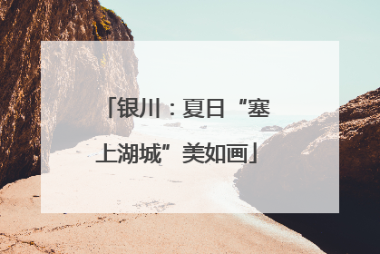 银川：夏日“塞上湖城”美如画