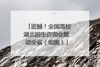 震撼！全国高校湖北招生咨询会燃动全省（组图）