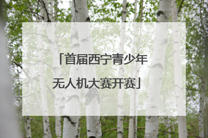 首届西宁青少年无人机大赛开赛
