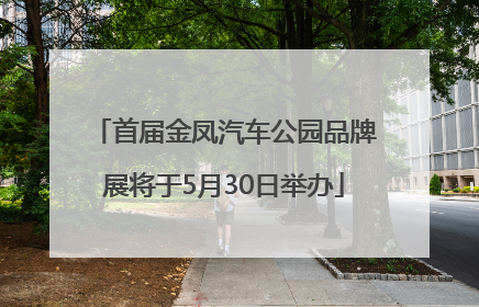 首届金凤汽车公园品牌展将于5月30日举办