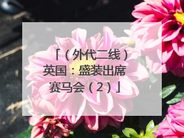 （外代二线）英国：盛装出席赛马会（2）
