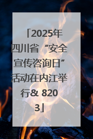 2025年四川省“安全宣传咨询日”活动在内江举行& 8203