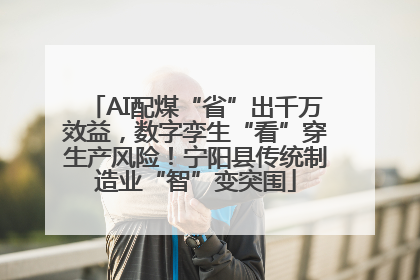 AI配煤“省”出千万效益，数字孪生“看”穿生产风险！宁阳县传统制造业“智”变突围